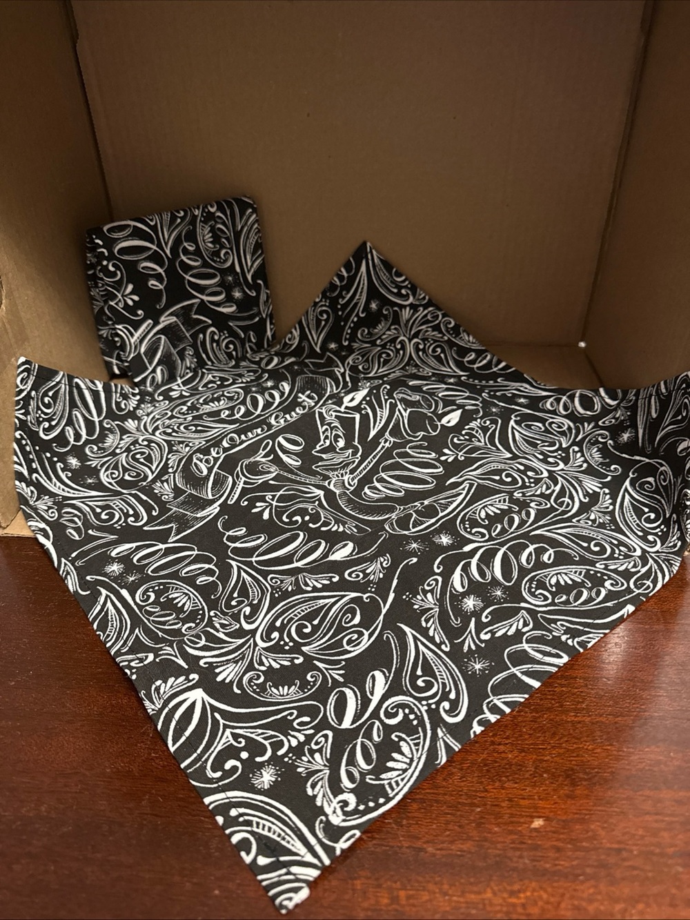 Two Disney Parks Beauty and the Beast Be Our Guest Lumiere Chalkboard Napkins